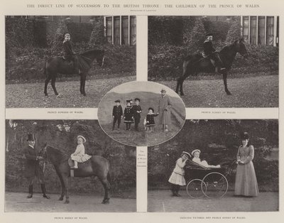 A brit trón közvetlen utódlási vonala, a walesi herceg gyermekei alkotó: English Photographer