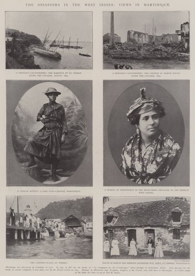 Katasztrófák Nyugat-Indiában, kilátások Martinique-on alkotó: English Photographer