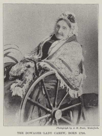 The Dowager Lady Carew, született 1798-ban alkotó: English Photographer