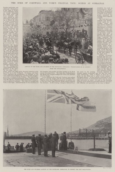 The Duke of Cornwall and Yorks Colonial Tour, Jelenetek Gibraltáron alkotó: English Photographer
