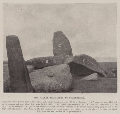 A lehullott monolitok Stonehenge-ben alkotó: English Photographer