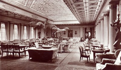 A First Class Lounge a HMS Homeric fedélzetén alkotó: English Photographer