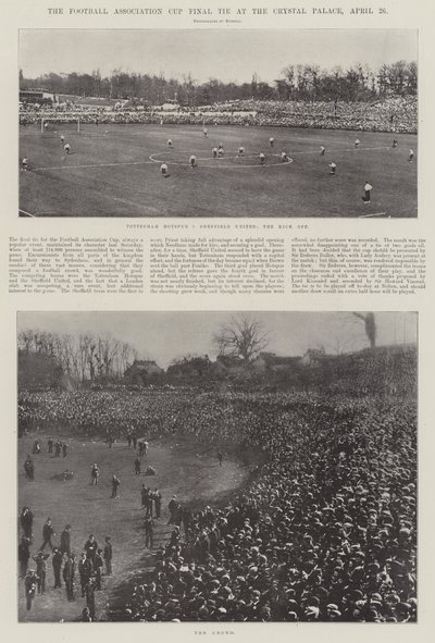 A Labdarúgó Szövetség Kupa döntője a Crystal Palace-ban, április 20 alkotó: English Photographer