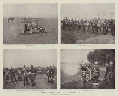 A német hadsereg manőverei Vesztfáliában alkotó: English Photographer