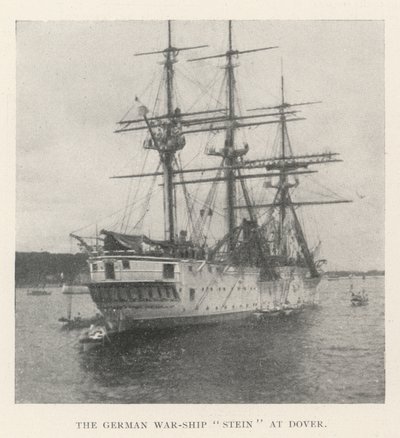A német Stein hadihajó Doverben alkotó: English Photographer