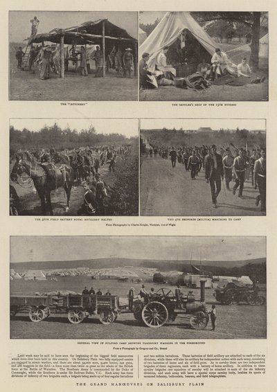 A nagy manőverek a Salisbury-síkságon alkotó: English Photographer
