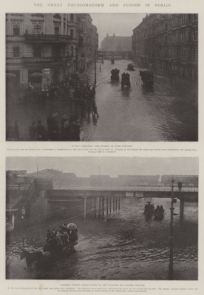 A nagy zivatar és árvizek Berlinben alkotó: English Photographer