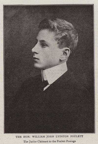 A tisztelt William John Lydston Poulett alkotó: English Photographer