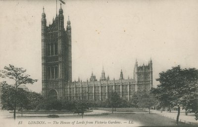 A Lordok Háza a londoni Victoria Gardensből alkotó: English Photographer