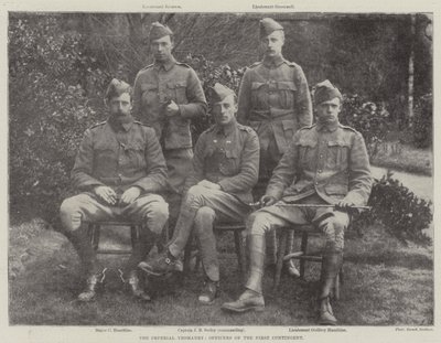 A birodalmi Yeomanry, az első kontingens tisztjei alkotó: English Photographer