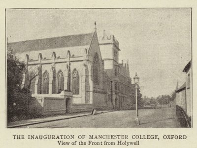 Az oxfordi Manchester College felavatása alkotó: English Photographer