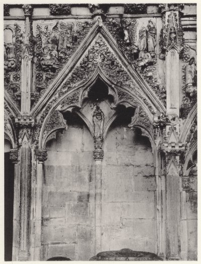 The Lady Chapel, Ely Cathedral: South Side, III (b/w photo) alkotó: English Photographer
