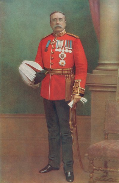 A néhai Sir W. S. A. Lockhart tábornok. Főparancsnok Indiában alkotó: English Photographer