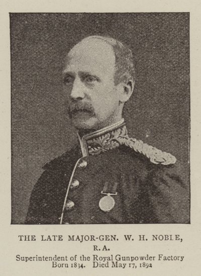 A néhai W H Noble vezérőrnagy, RA alkotó: English Photographer