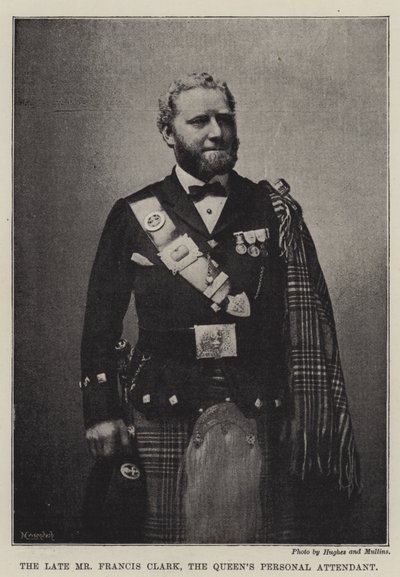 A néhai Francis Clark, a Queens személyi kísérője alkotó: English Photographer