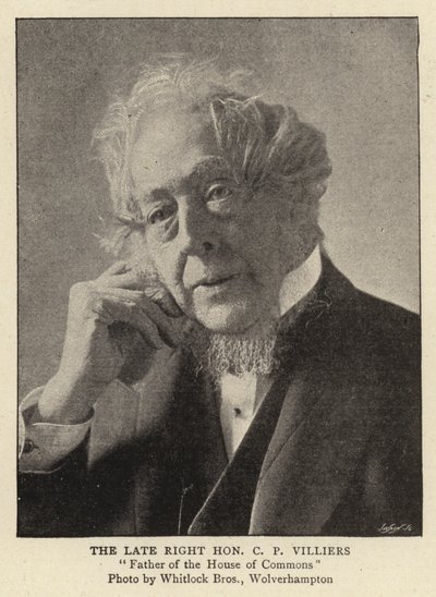 A néhai jobboldal tisztelt C P Villiers alkotó: English Photographer