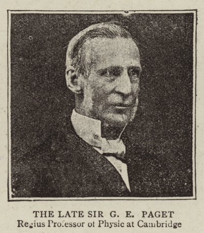 A néhai Sir G E Paget alkotó: English Photographer