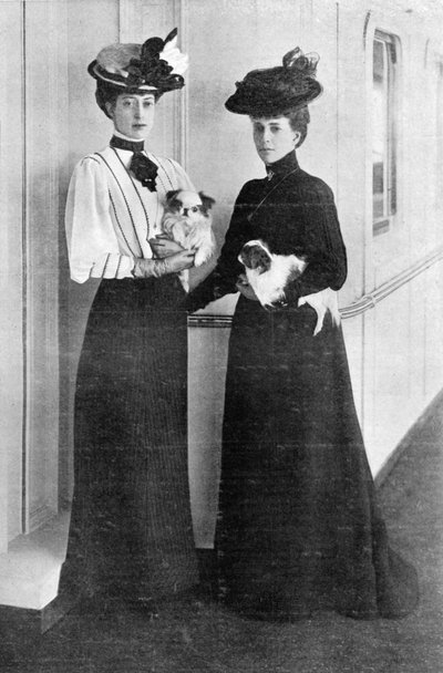 Őfelsége és Viktória walesi hercegnő legújabb portréi, a The Graphic borítólapja, 1906. október 27. alkotó: English Photographer