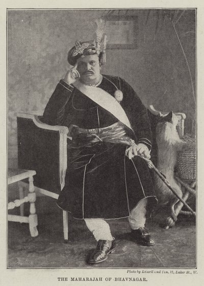 Bhavnagar maharadzsája alkotó: English Photographer