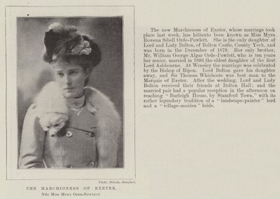 Exeter márciusiasa, szül.: Miss Myra Orde-Powlett alkotó: English Photographer