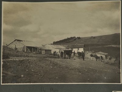 A Mess, valószínűleg a Sound Ranging gyakorlóállomáson, amelyet Vogézekben állítottak fel, 1915-ben alkotó: English Photographer
