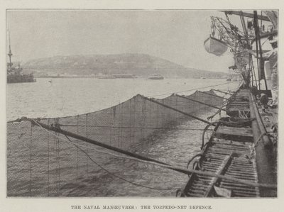 A haditengerészeti manőverek, a torpedóhálós védelem alkotó: English Photographer