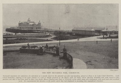 A New Britannia Pier, Yarmouth alkotó: English Photographer