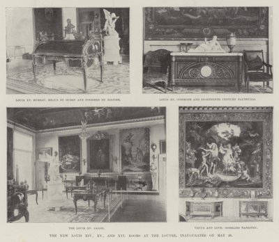 A Louvre új XIV., XV. és XVI. Lajos terme, május 20-án avatták fel alkotó: English Photographer