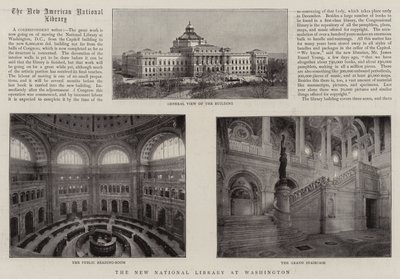 Az Új Nemzeti Könyvtár Washingtonban alkotó: English Photographer