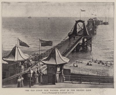Az Old Chain Pier elmosódott a közelmúltban alkotó: English Photographer