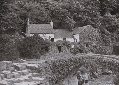 The Old Mill, Jesmond Dene (f/w fotó) alkotó: English Photographer