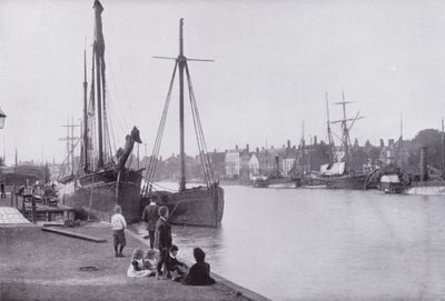 The Quays, Yarmouth (f/w fotó) alkotó: English Photographer