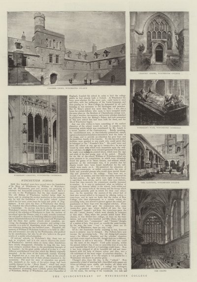 A Winchester College ötszázadik évfordulója alkotó: English Photographer