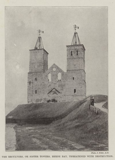 A Herne-öbölben található Reculverek, vagyis Sister Towers pusztítással fenyegetőztek alkotó: English Photographer