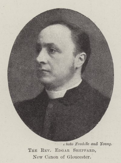 Edgar Sheppard tiszteletes, Gloucester új kanonokja alkotó: English Photographer