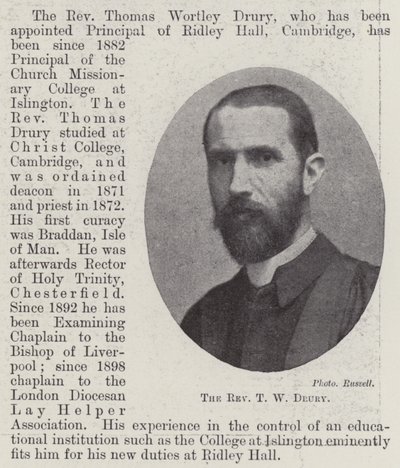 T W Drury tiszteletes alkotó: English Photographer