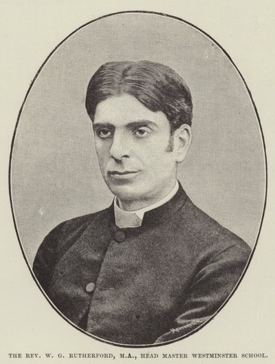 W G Rutherford tiszteletes, MA, a Westminster Iskola igazgatója alkotó: English Photographer