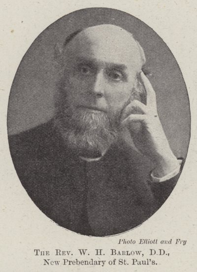 W H Barlow tiszteletes, DD, St Pauls új prebendája alkotó: English Photographer
