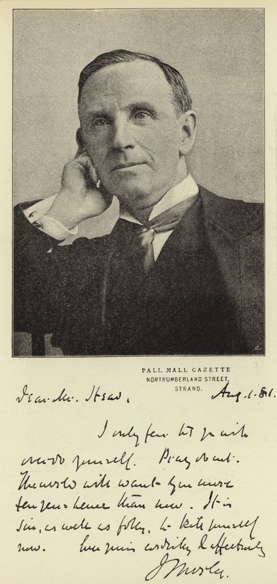 A Jobb Hon John Morley, képviselő alkotó: English Photographer