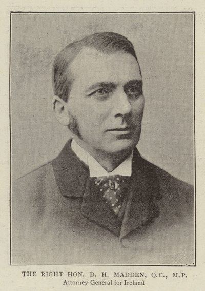 The Right Honorable D H Madden, QC, MP alkotó: English Photographer