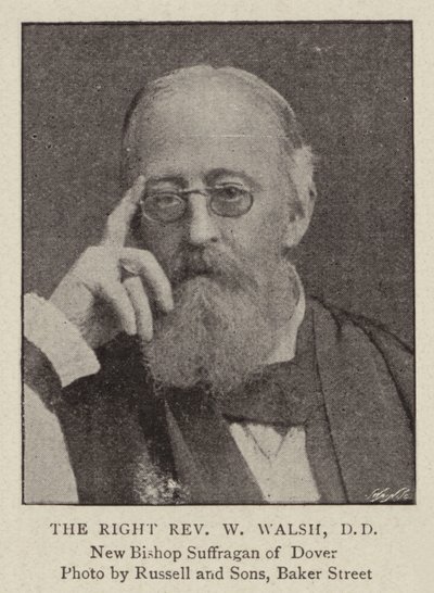 A jobb tiszteletes W Walsh, DD alkotó: English Photographer