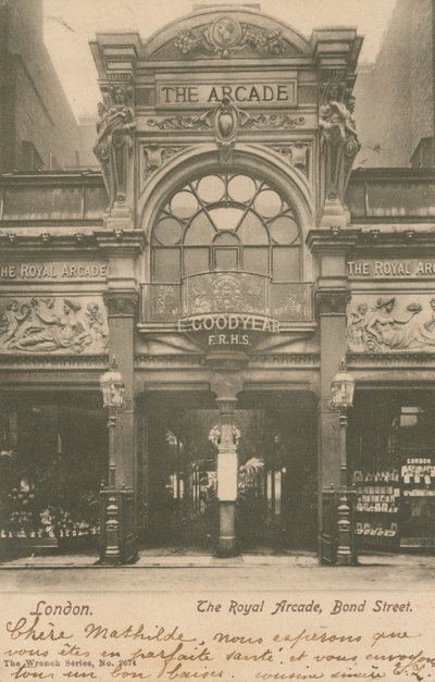 A Royal Arcade, Bond Street alkotó: English Photographer