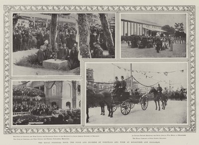 A Royal Colonial Tour, Cornwall és York hercege és hercegné Melbourne-ben és Ballaratban alkotó: English Photographer