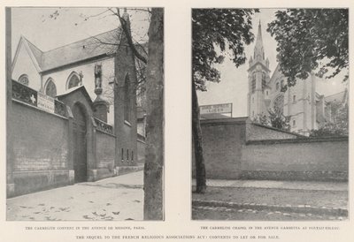 A francia vallási egyesületekről szóló törvény folytatása, kolostorok bérbeadása vagy eladása alkotó: English Photographer