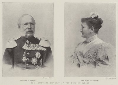 A szász király hetvenedik születésnapja alkotó: English Photographer