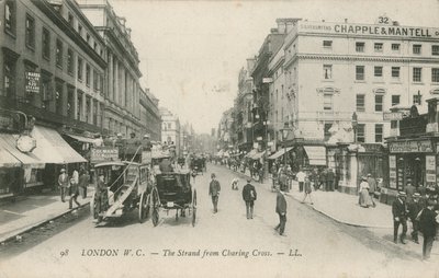 The Strand a Charing Crossból, Londonból alkotó: English Photographer