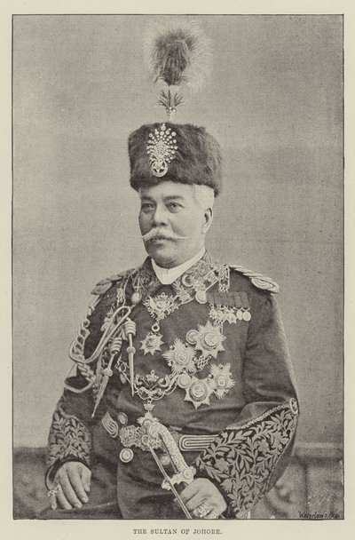 Johore szultána alkotó: English Photographer