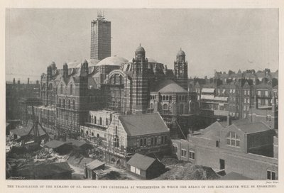 Szent Edmund maradványainak fordítása, a westminsteri katedrális, amelyben a király-mártír ereklyéi lesznek megörökítve alkotó: English Photographer