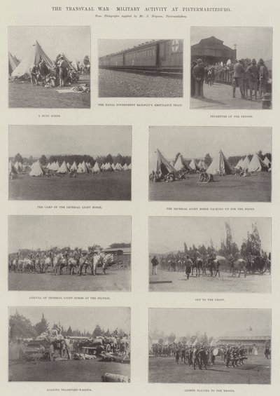 A transzvaali háború, katonai tevékenység Pietermaritzburgban alkotó: English Photographer