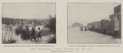 A transzvaali háború, jelenetek De Aarban alkotó: English Photographer